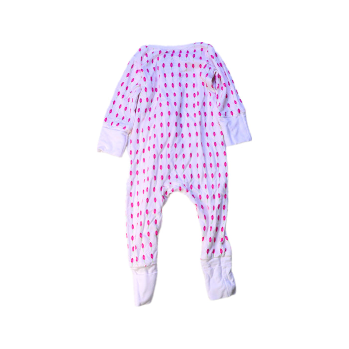 A White Onesies from Malabar Baby in size Newborn for girl. (Back View)