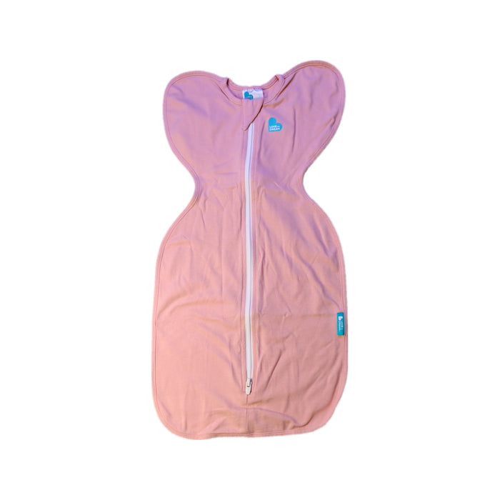 A Pink Swaddles from Love To Dream in size Newborn for girl. (Front View)