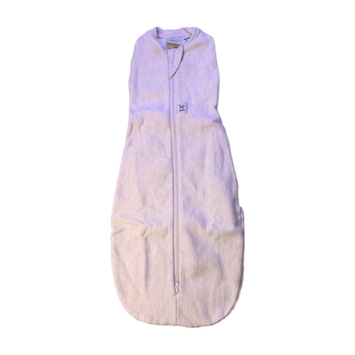 A Grey Sleepsacs from ErgoPouch in size 0-3M for neutral. (Front View)