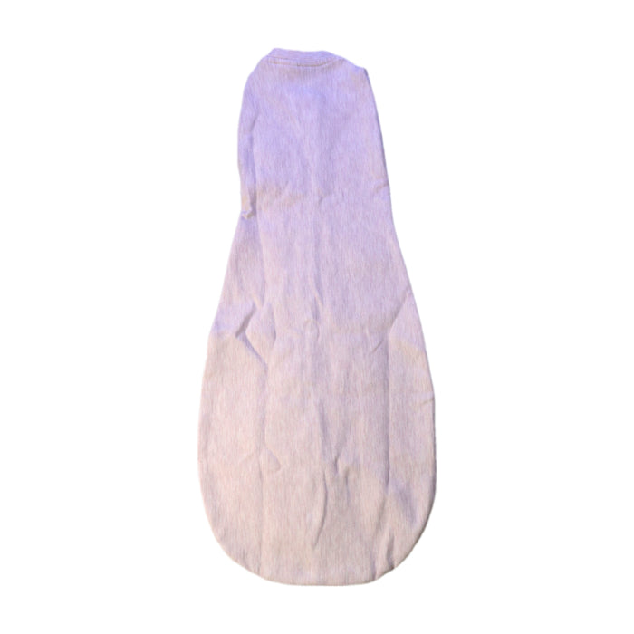 A Grey Sleepsacs from ErgoPouch in size 0-3M for neutral. (Back View)