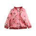 A Pink Lightweight Jackets from Momonittu in size 2T for girl. (Front View)