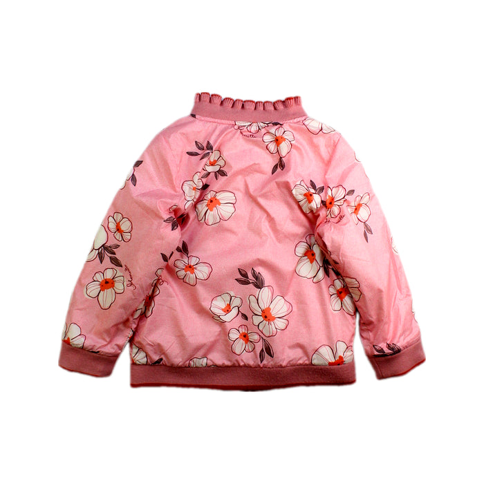 A Pink Lightweight Jackets from Momonittu in size 2T for girl. (Back View)