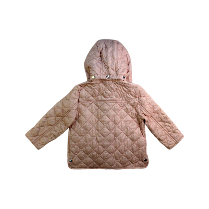 A Pink Puffer/Quilted Coats & Outerwear from Burberry in size 12-18M for girl. (Back View)