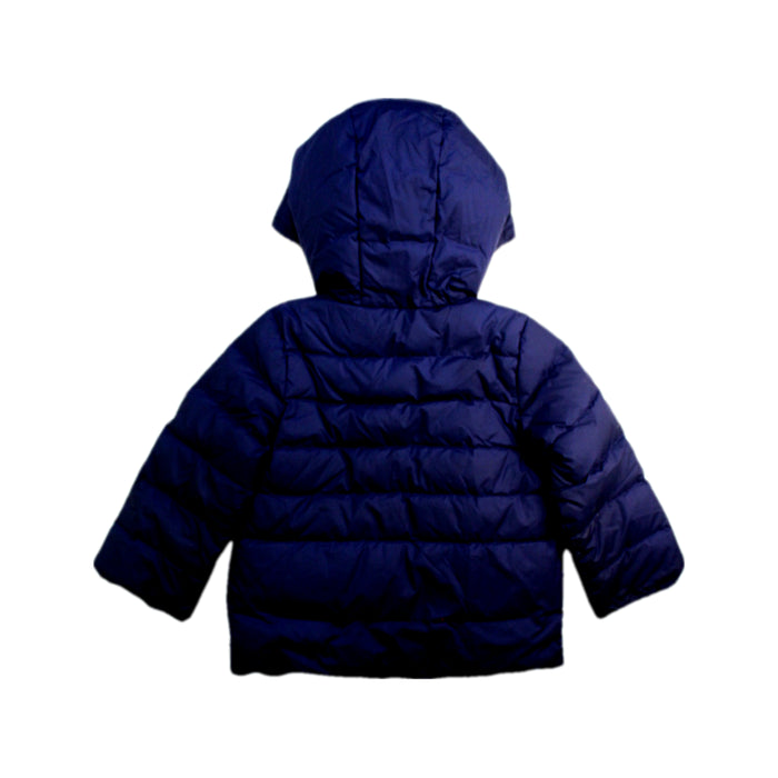 A Navy Puffer/Quilted Coats & Outerwear from Kingkow in size 18-24M for girl. (Back View)