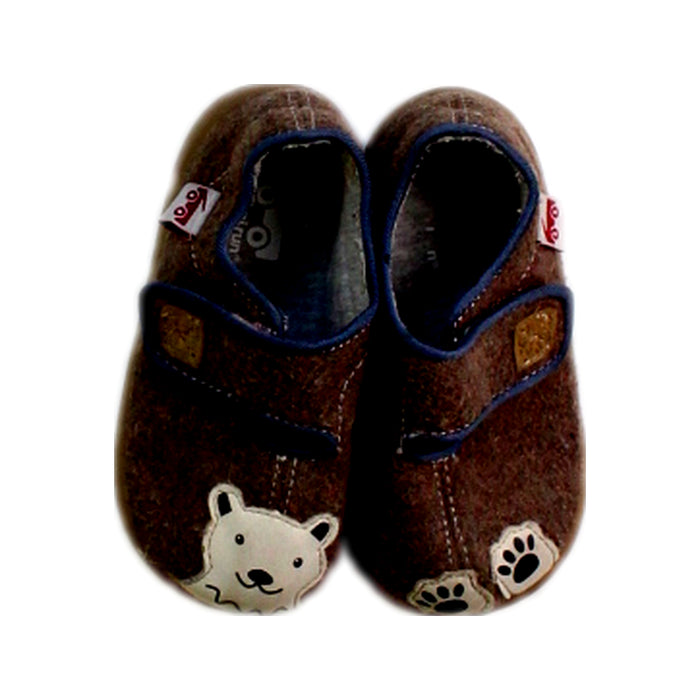 A Brown Sneakers from See Kai Run in size 18-24M for boy. (Back View)