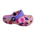 A Pink Slip Ons from Crocs in size 12-18M for girl. (Front View)