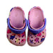 A Pink Slip Ons from Crocs in size 12-18M for girl. (Back View)
