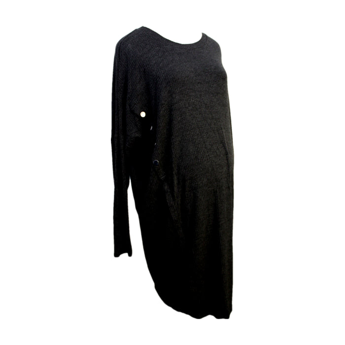 A Black Sweater Dresses from Seraphine in size Maternity-XS for maternity. (Front View)