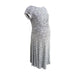 A Grey Short Sleeve Dresses from Seraphine in size Maternity-S for maternity. (Front View)