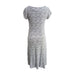 A Grey Short Sleeve Dresses from Seraphine in size Maternity-S for maternity. (Back View)
