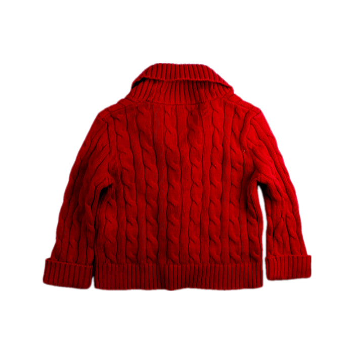 A Red Cardigans from Ralph Lauren in size 12-18M for boy. (Back View)