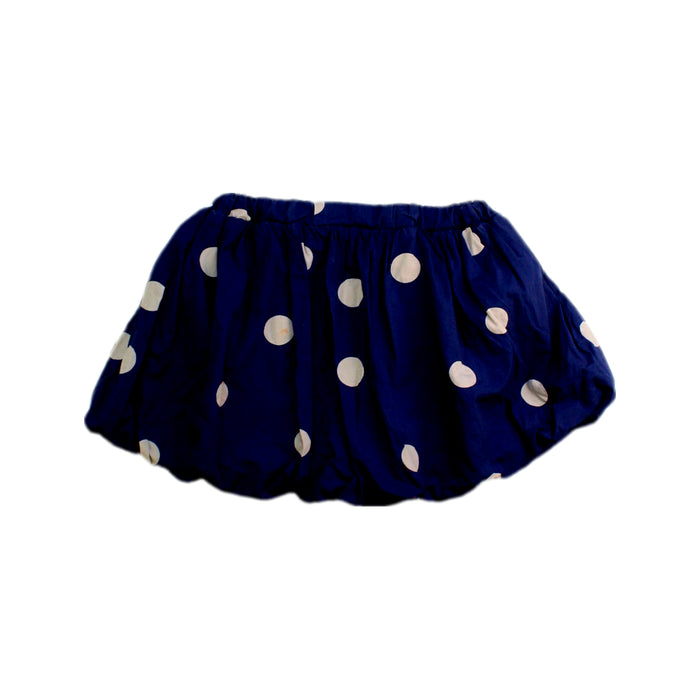 A Navy Short Skirts from Mini Rodini in size 2T for girl. (Back View)