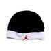 A Black Beanies from Air Jordan in size 6-12M for boy. (Front View)