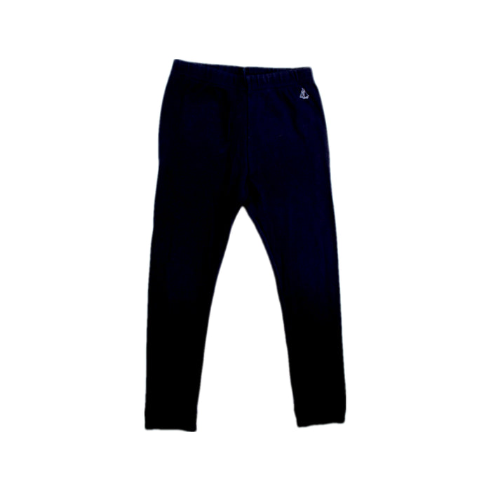 A Navy Leggings from Petit Bateau in size 3T for girl. (Front View)