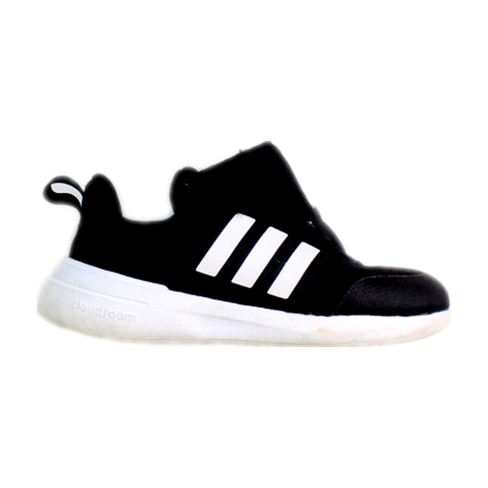 A Black Sneakers from Adidas in size 3T for neutral. (Front View)