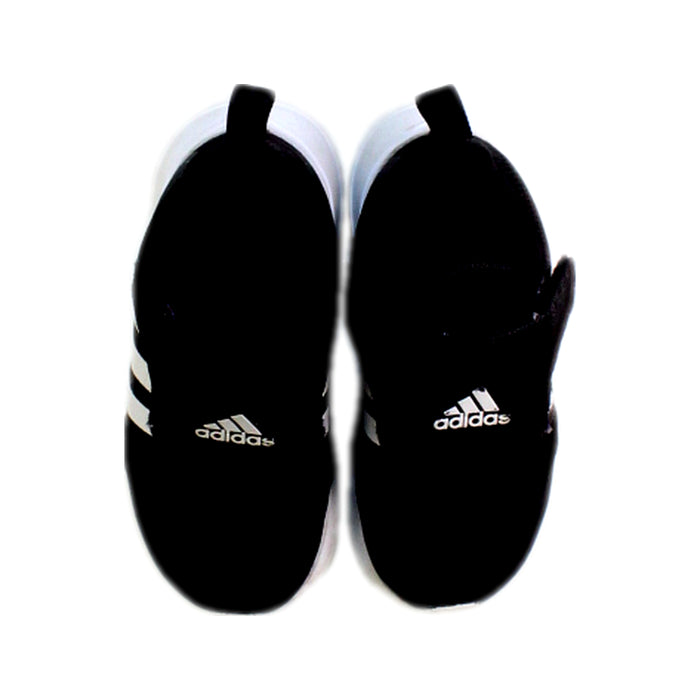 A Black Sneakers from Adidas in size 3T for neutral. (Back View)