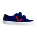 A Blue Sneakers from Vans in size 3T for boy. (Front View)