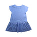 A Blue Short Sleeve Dresses from Little English in size 5T for girl. (Back View)