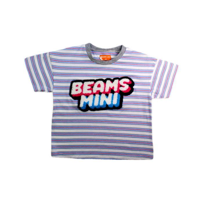 A Grey Short Sleeve T Shirts from BEAMS in size 2T for girl. (Front View)