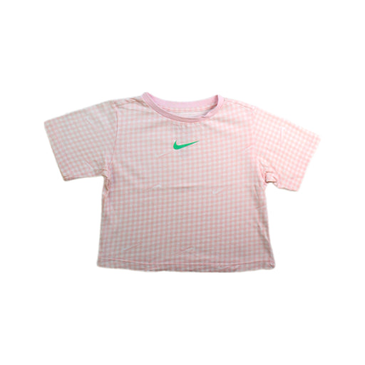 A Pink Short Sleeve T Shirts from Nike in size 2T for girl. (Front View)