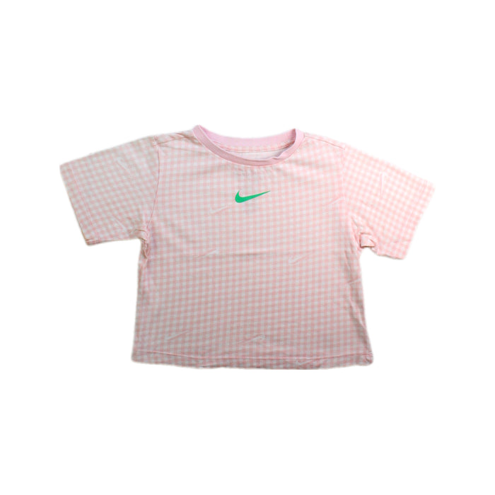 A Pink Short Sleeve T Shirts from Nike in size 2T for girl. (Front View)