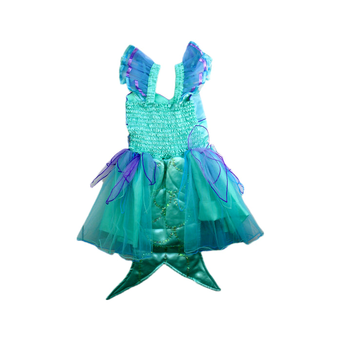 A Blue Halloween Costumes from Souza! in size 3T for girl. (Back View)