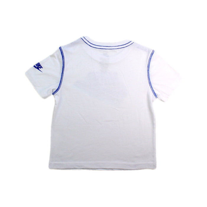 A White Short Sleeve T Shirts from Nike in size 4T for boy. (Back View)