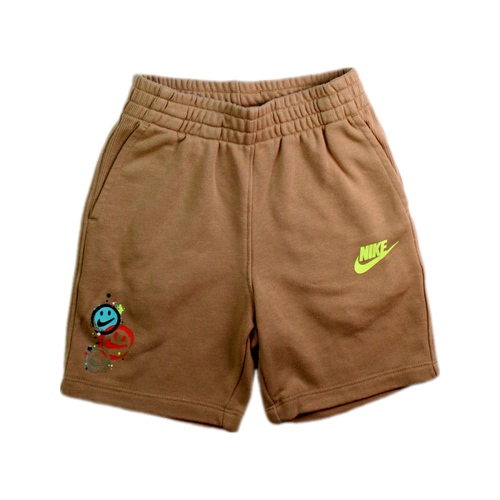 A Brown Shorts from Nike in size 4T for boy. (Front View)