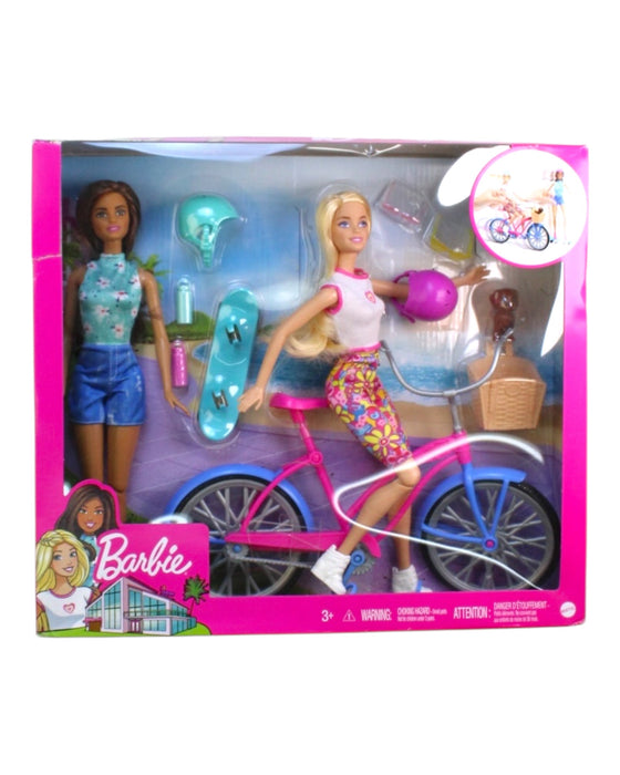 A Pink Dolls & Collectibles from Barbie in size 3T for girl. (Front View)