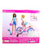 A Pink Dolls & Collectibles from Barbie in size 3T for girl. (Back View)