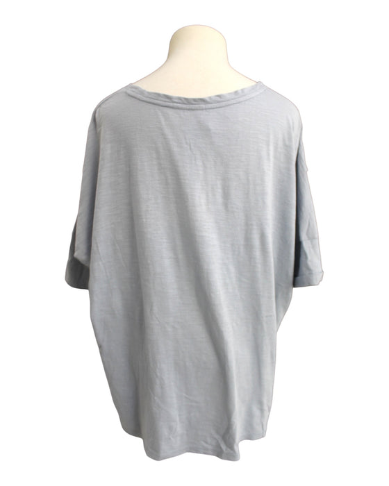 A Grey Short Sleeve Tops from Seraphine in size Maternity-S for maternity. (Back View)