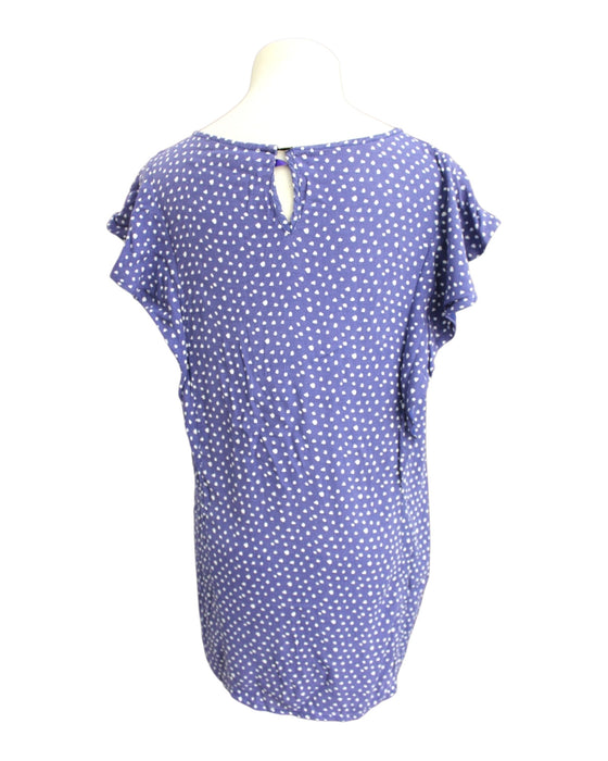 A Blue Sleeveless Tops from Seraphine in size Maternity-S for maternity. (Back View)