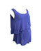 A Blue Sleeveless Tops from Seraphine in size Maternity-XS for maternity. (Front View)