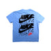 A Blue Short Sleeve T Shirts from Nike in size 4T for boy. (Back View)