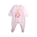 A Pink Onesies from Chicco in size 0-3M for girl. (Front View)