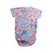 A Pink Short Sleeve Bodysuits from Polarn O. Pyret in size 3-6M for girl. (Back View)