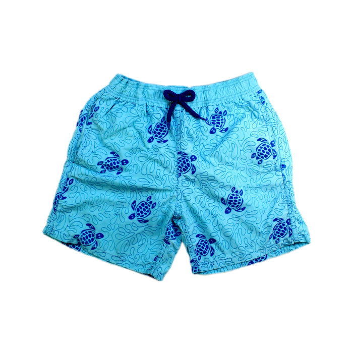 A Blue Swim Shorts from Vilebrequin in size 12Y for boy. (Front View)