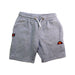 A Grey Shorts from Ellesse in size 6T for boy. (Front View)