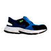 A Blue Sneakers from ASICS in size 6T for boy. (Front View)