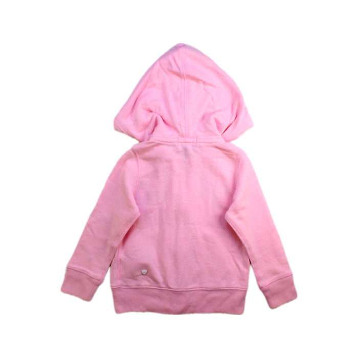 A Pink Hooded Sweatshirts from Polo Ralph Lauren in size 2T for girl. (Back View)