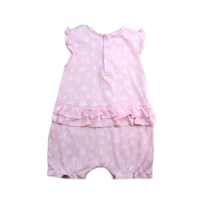 A Pink Sleeveless Rompers from Kissy Kissy in size 6-12M for girl. (Back View)