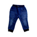 A Blue Jeans from Momonittu in size 12-18M for neutral. (Front View)