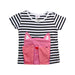 A Black Short Sleeve T Shirts from Seed in size 3-6M for girl. (Front View)