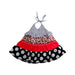 A Multicolour Sleeveless Dresses from Momonittu in size 12-18M for girl. (Front View)