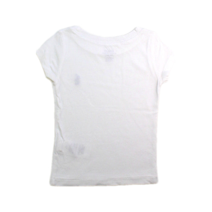 A White Short Sleeve T Shirts from Polo Ralph Lauren in size 2T for girl. (Back View)