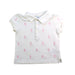A White Short Sleeve Polos from Ralph Lauren in size 12-18M for girl. (Front View)