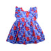 A Blue Sleeveless Dresses from Tutto Piccolo in size 4T for girl. (Front View)