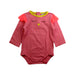 A Pink Long Sleeve Bodysuits from Moulin Roty in size 12-18M for girl. (Front View)