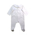 A White Long Sleeve Rompers from Jacadi in size 12-18M for girl. (Back View)