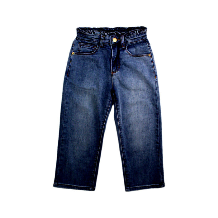 A Blue Jeans from Molo in size 6T for girl. (Front View)